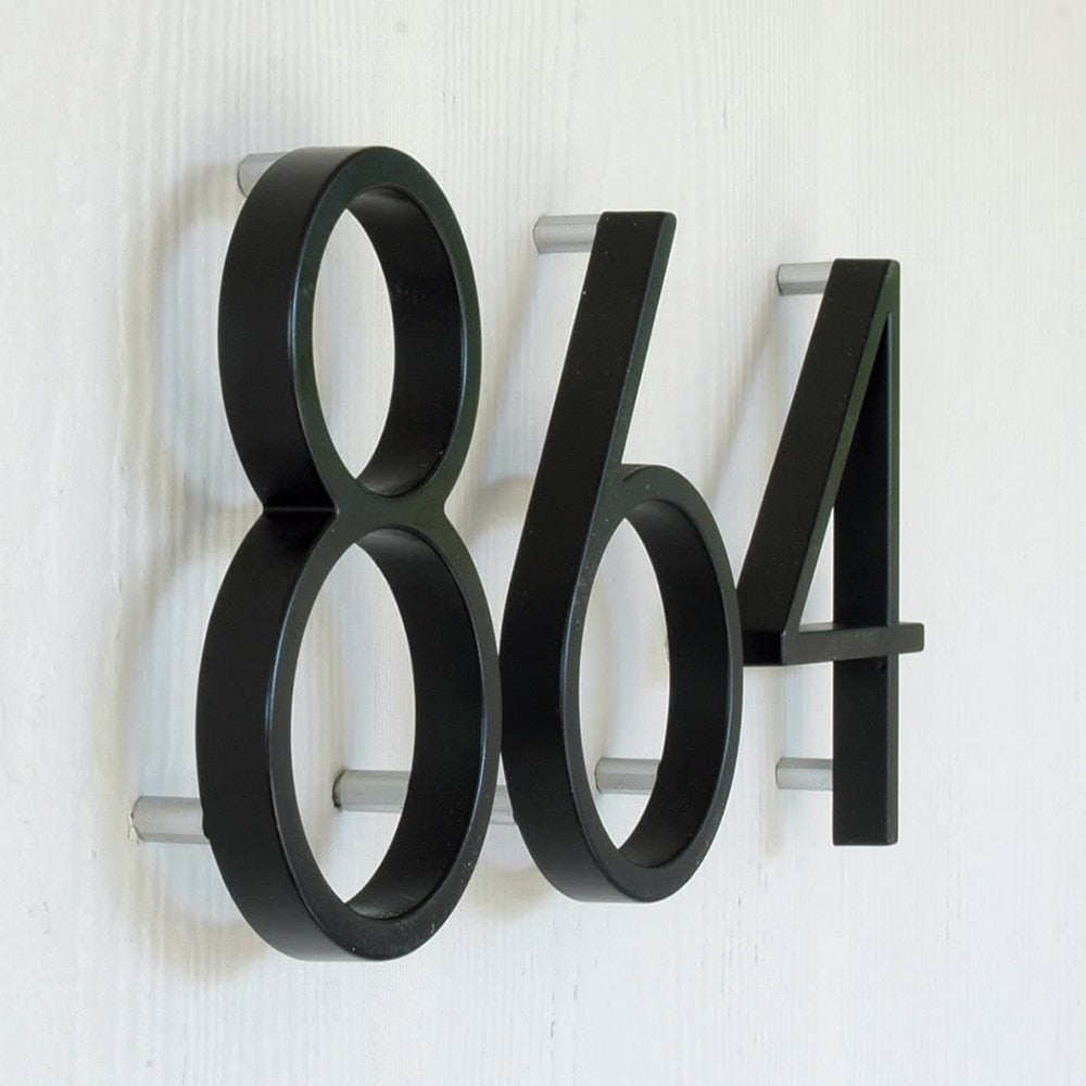 Floating Exterior House Numbers