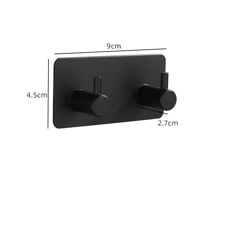 3M Adhesive Stainless Steel Wall Hooks