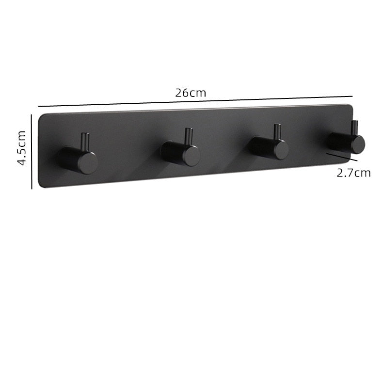 3M Adhesive Stainless Steel Wall Hooks