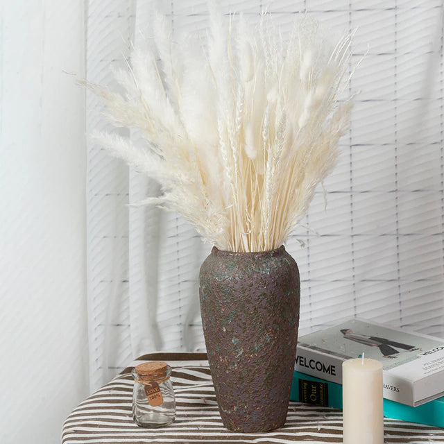 80 PCS Natural Dried Pampas Grass Bouquet